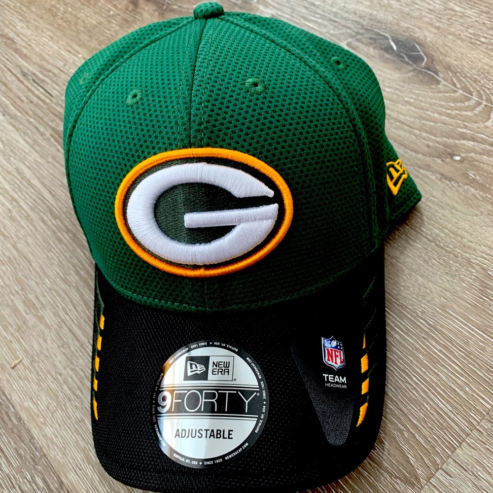 New Era Green Bay Packers 9FORTY Adjustable NFL Team Hat